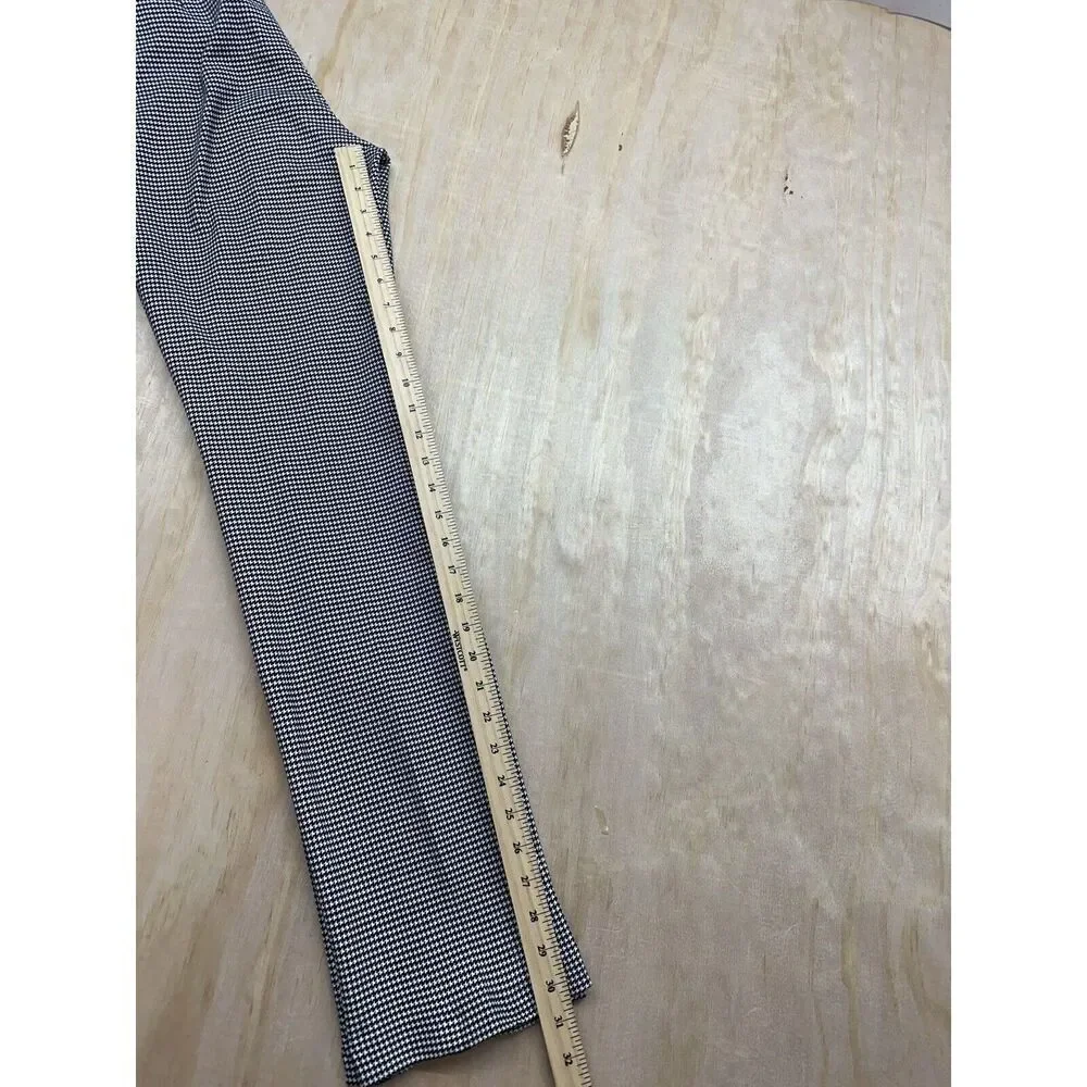 Chicos Elastic Waist Pants Houndstooth‎ Size 00 Regular (size XS) (29) Rayon